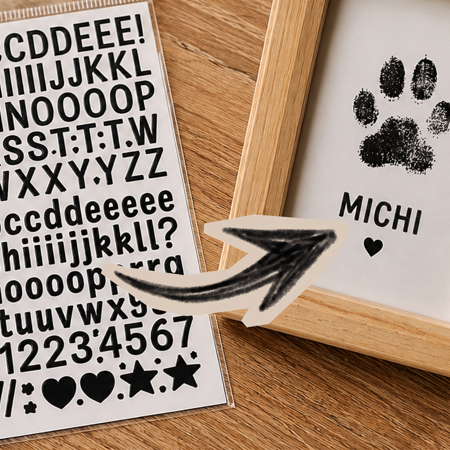 Set de Letras y Números para Personalizar